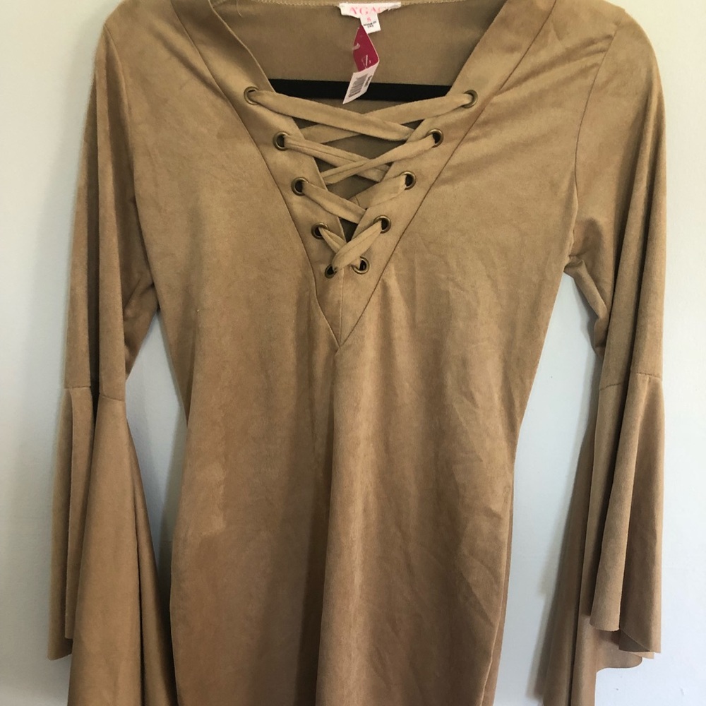 Suede dress